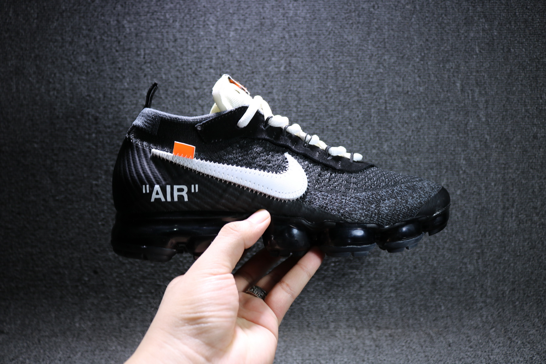 2018 Men Nike Air VaporMax Black White Shoes